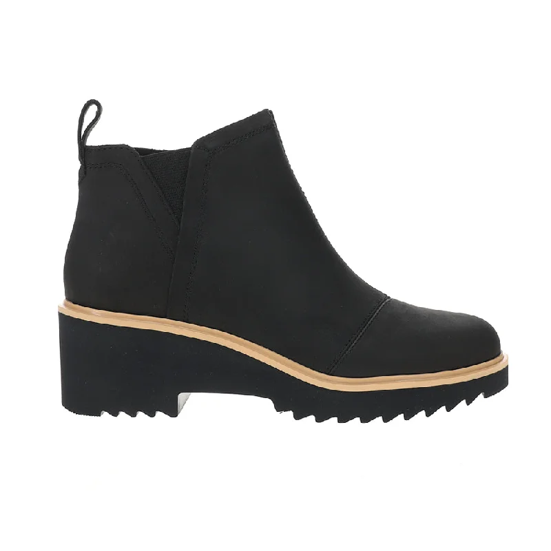 Maude Round Toe Wedge Chelsea Booties