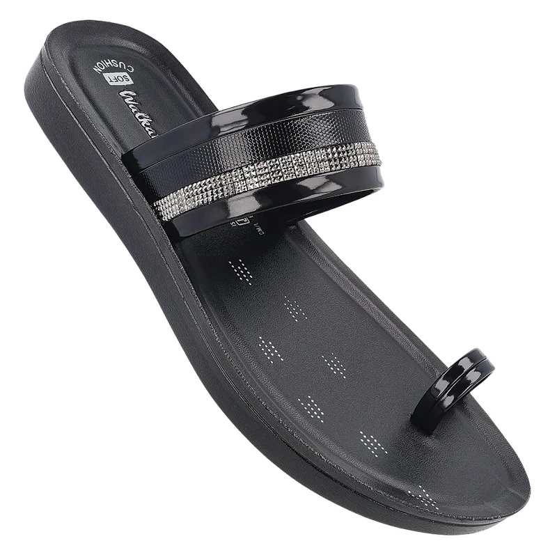 Women's Daily Wear Sandals  - WL7590 Black