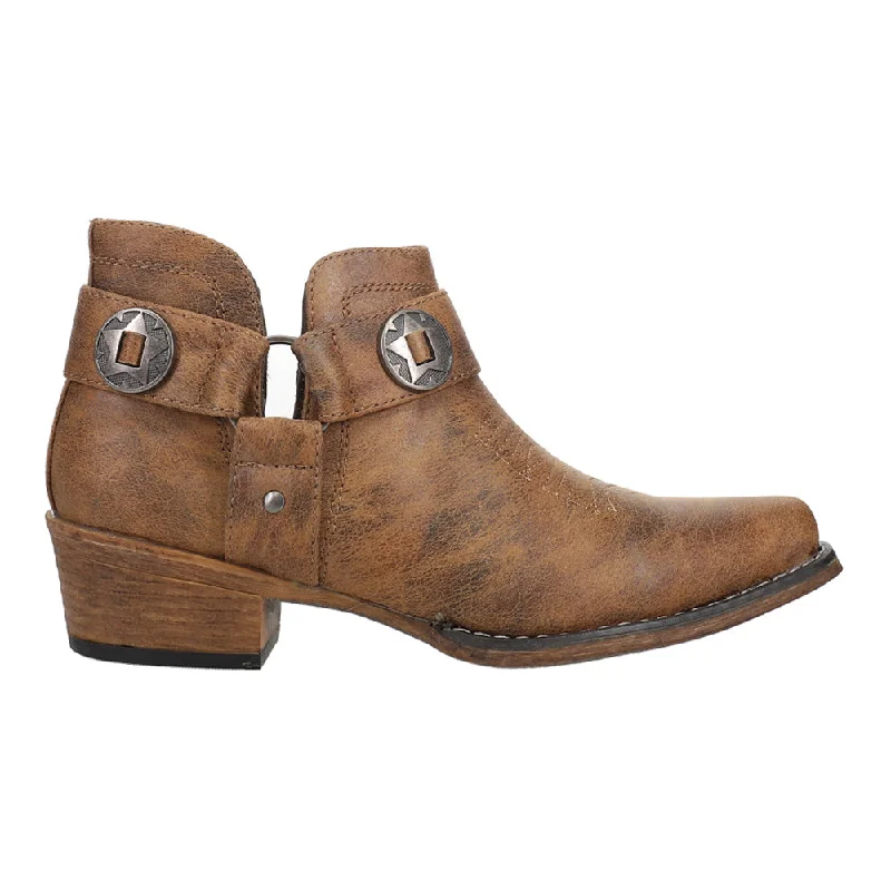 Ava Harness Snip Toe Cowboy Booties