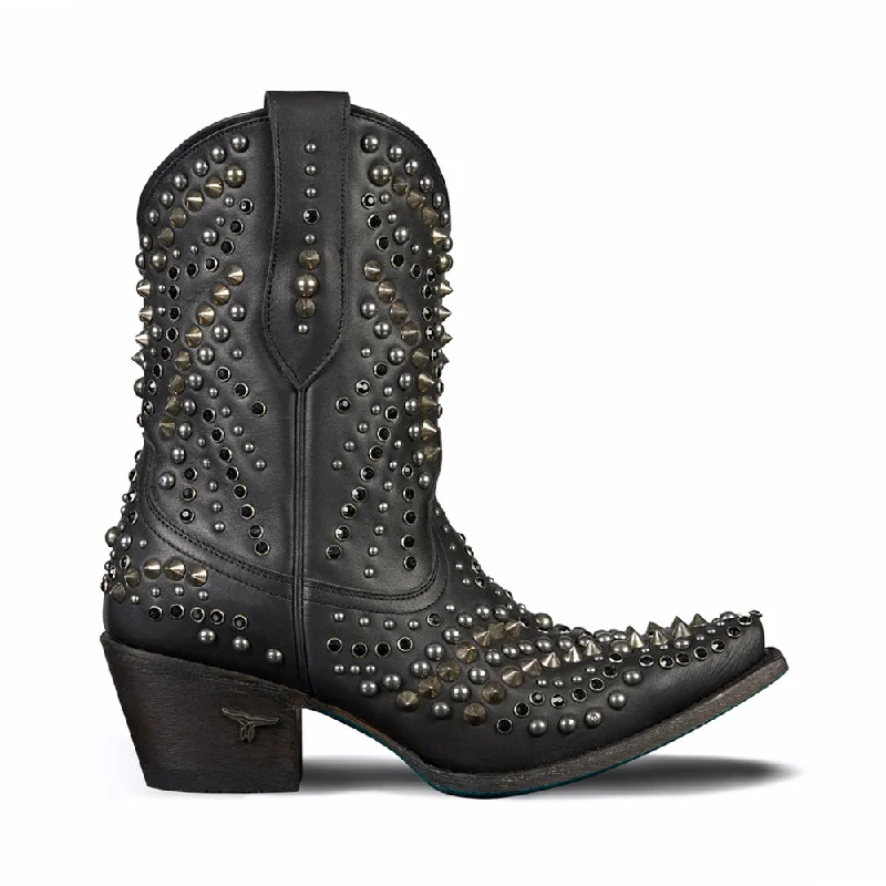 Dolly Studded Snip Toe Cowboy Booties