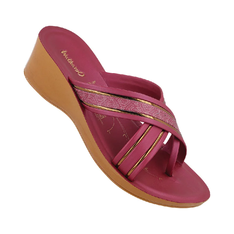 Women's Daily Wear Sandal  - WL7666 Maroon