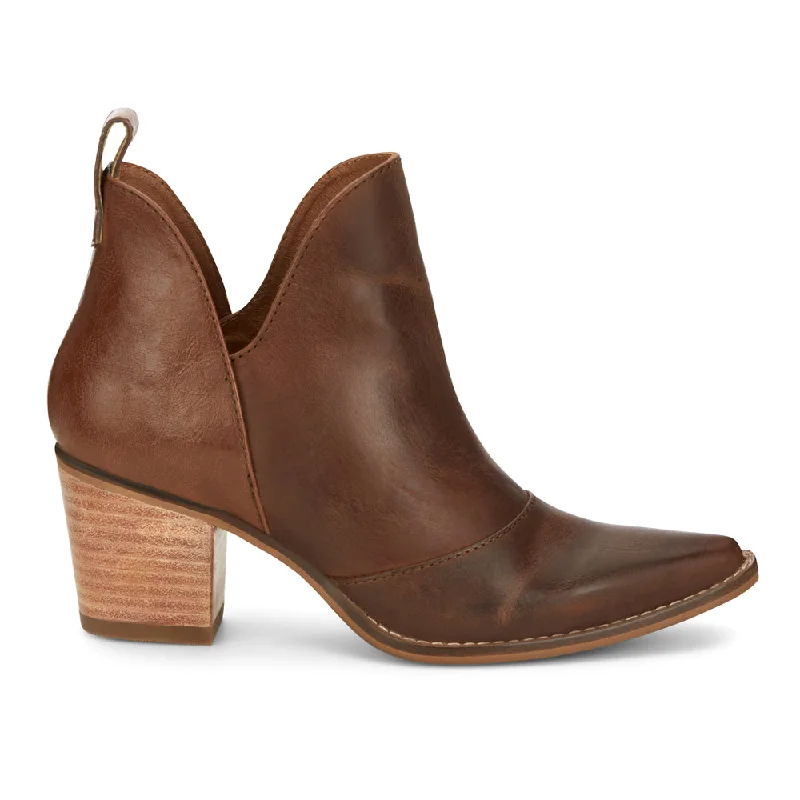 casual summer flats for women -Micki Snip Toe Cowboy Booties