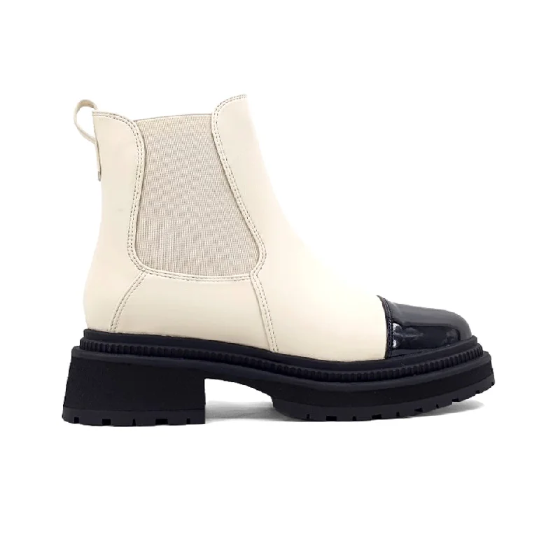 Zeina Chelsea Round Toe Boots