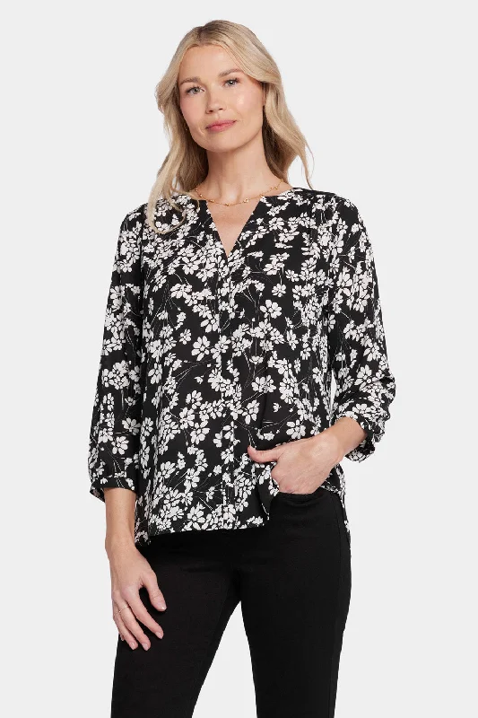 Pintuck Blouse - Stefania