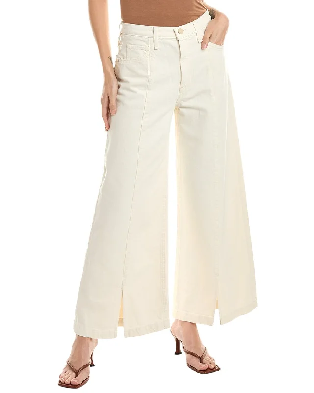 HUDSON Jeans James Ecru High-Rise Wide Leg Jean