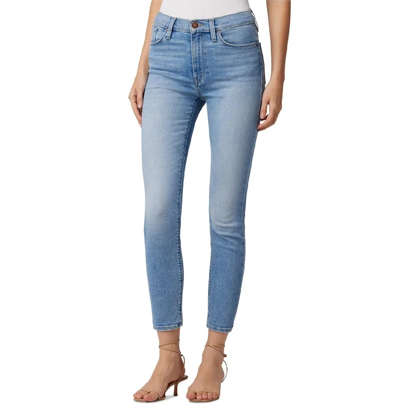 Hudson Womens Barbara Cropped Skinny Fit Jeans, Blue, 25