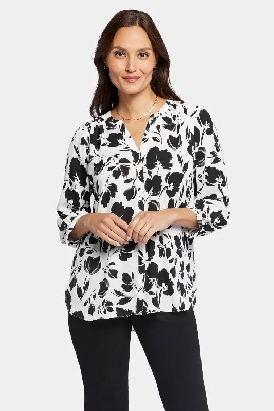 Pintuck Blouse - Campanil