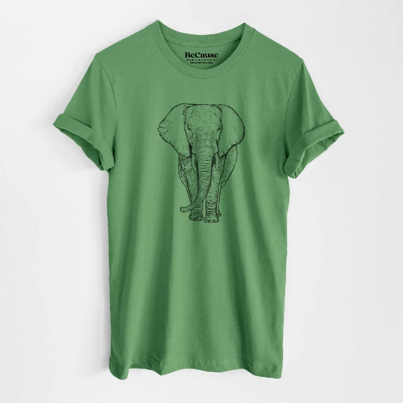 Loxodonta africana - African Elephant - Lightweight 100% Cotton Unisex Crewneck