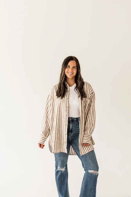 We The Free Freddie Striped Shirt | Neutral Combo