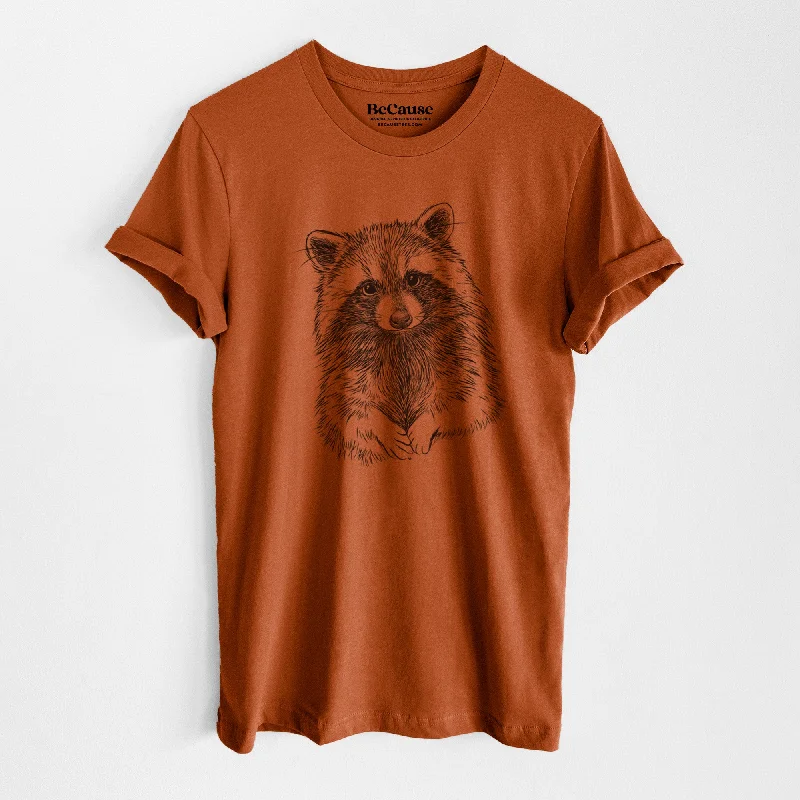 Raccoon - Procyon lotor - Lightweight 100% Cotton Unisex Crewneck