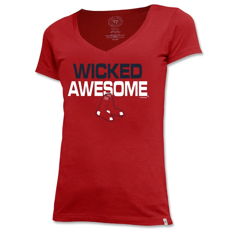 Ladies 47 Wicked Awesome V-Neck - Red