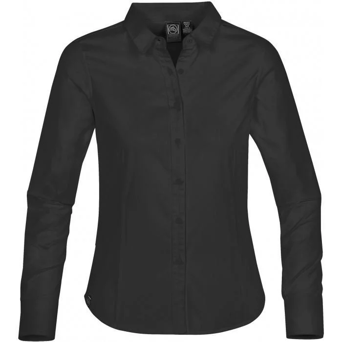 Stormtech Women's Black Cannon Twill Shirt