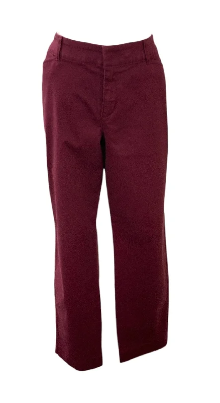 Old Navy Women's Pants Maroon 12