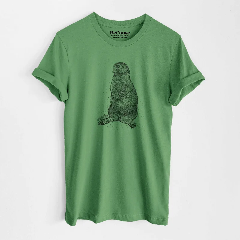 Enhydra lutris - California Sea Otter - Lightweight 100% Cotton Unisex Crewneck