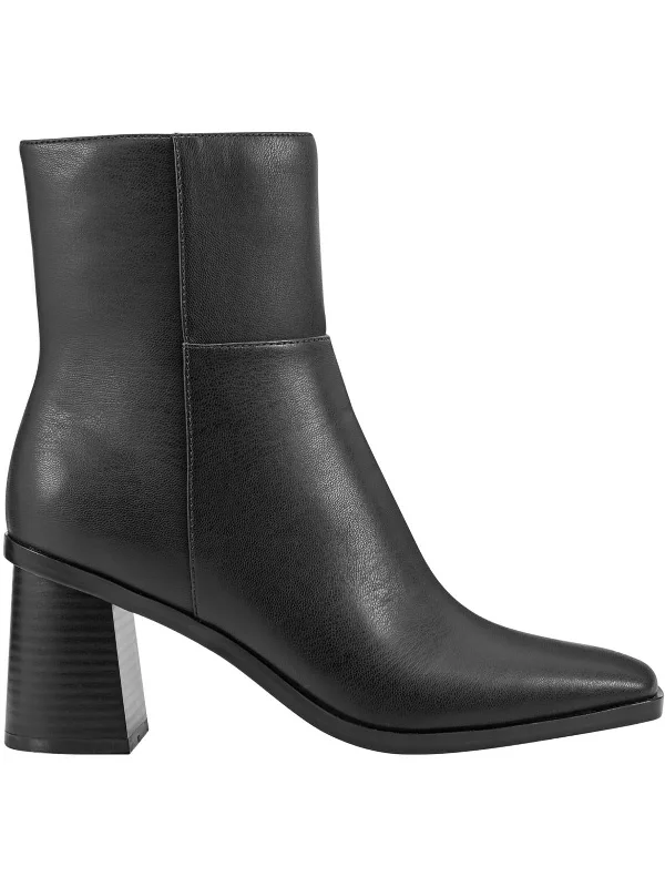 Dairey 2 Womens Faux Leather Square Toe Booties