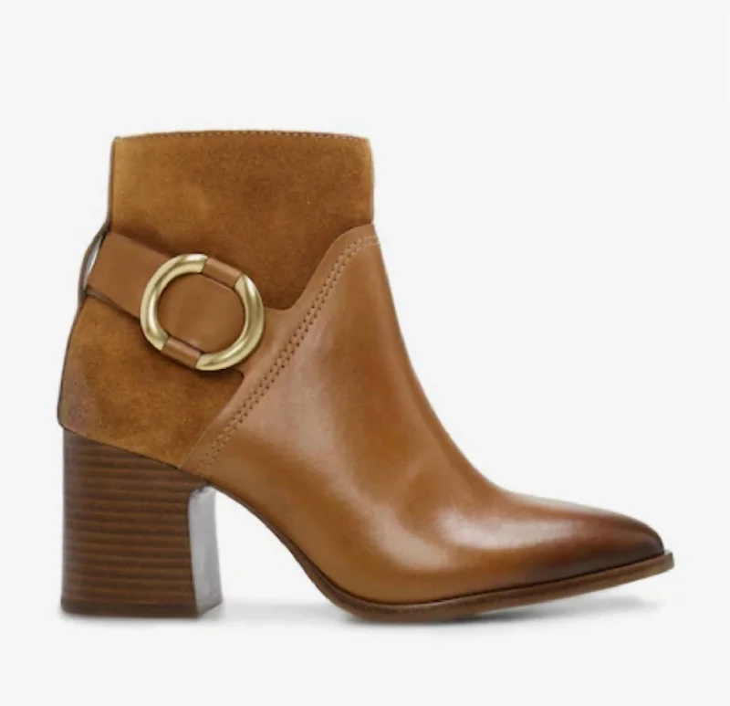 classic wedges for women’s wardrobe -Evelanna Boots In Golden Walnut