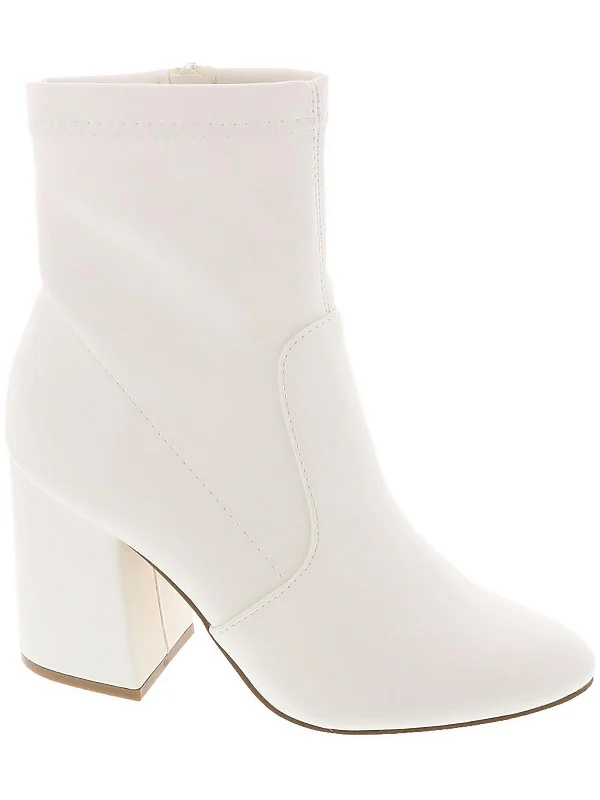 Swiftt Womens Faux Leather Ankle Booties