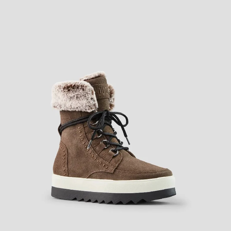 Vanetta Suede Winter Boot In Loden