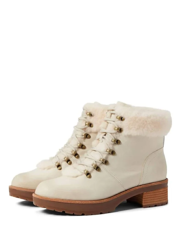 Winslet Hiker Ankle Boot In Cream