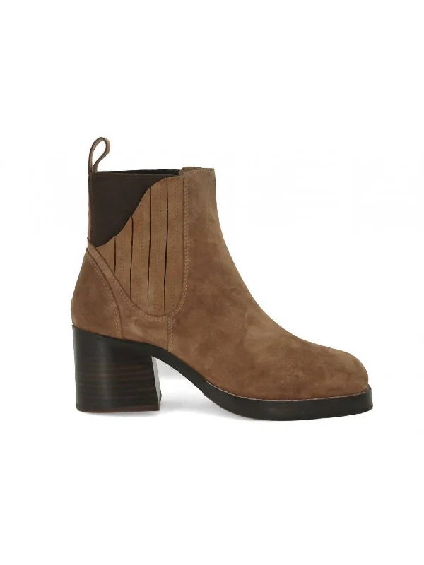 Women's Imogen Suede Boots In Camel