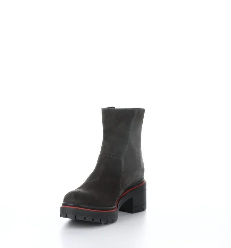 Women's Zap Zip Up Ankle Boots In Grey