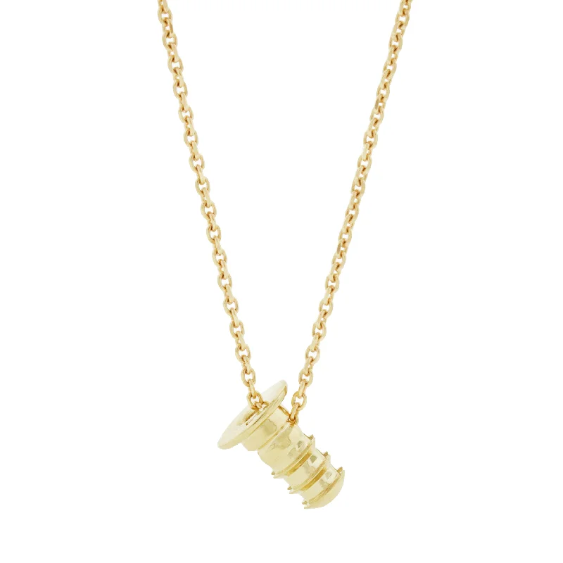 Screw Pendant Necklace