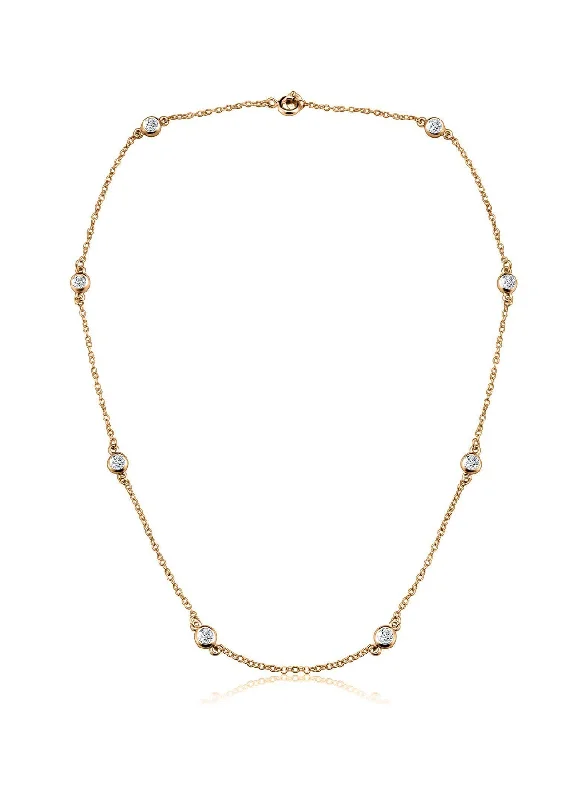 Yellow Gold Plated Clear Cubic Zirconia Accents Necklace