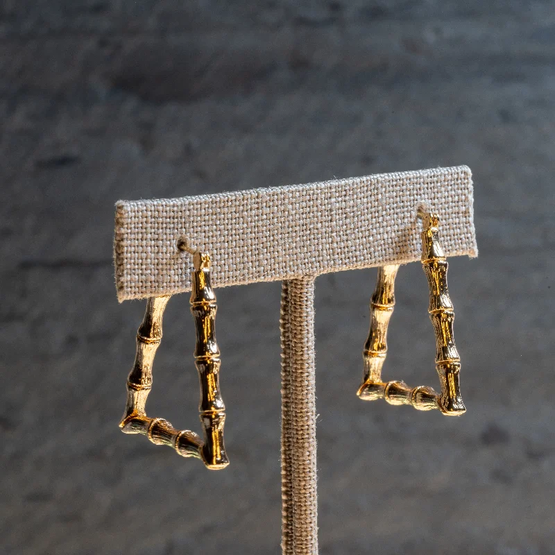 Bamboo Trapezoid Hoops