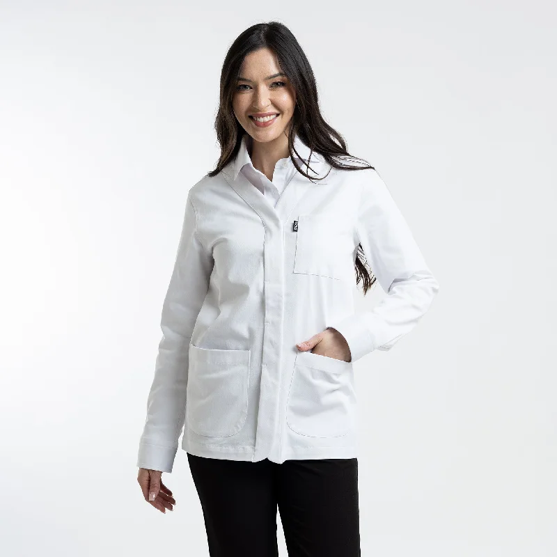 Women's White Bartender Jacket