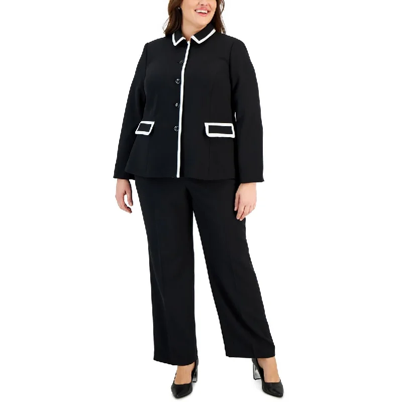 Plus Womens 2PC Workwear Pant Suit