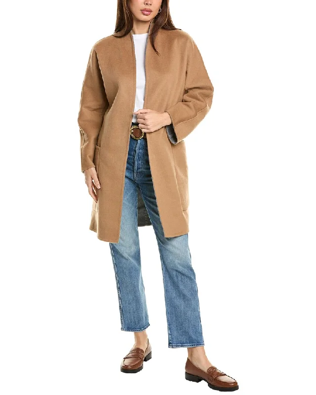 Vince Reversible Wool-Blend Car Coat