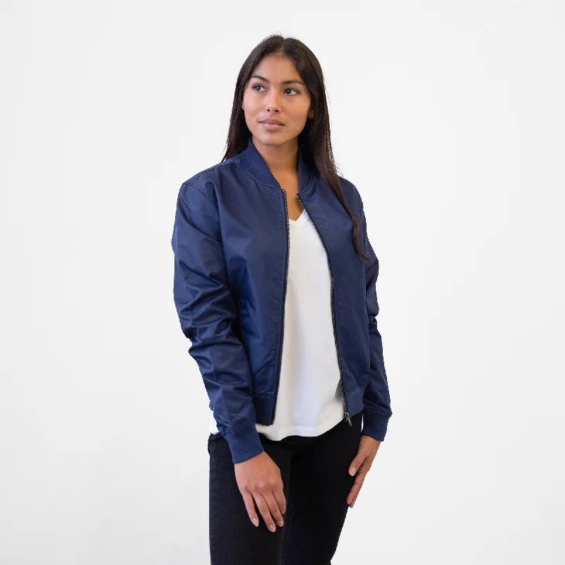 Women's Navy Bomber Jacket