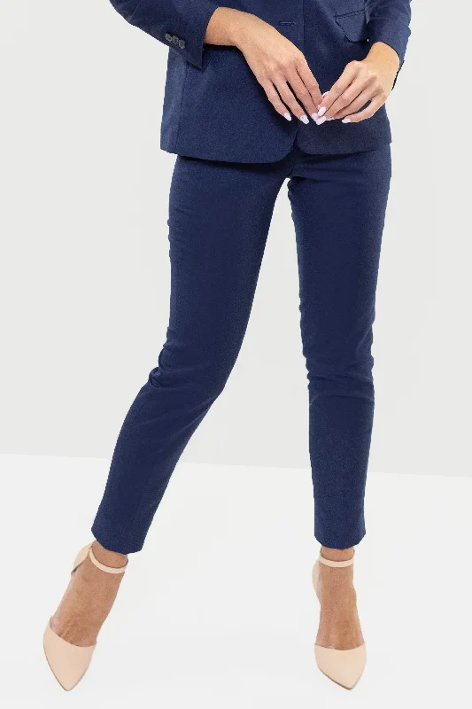 Women's Navy Suit Separates Pants