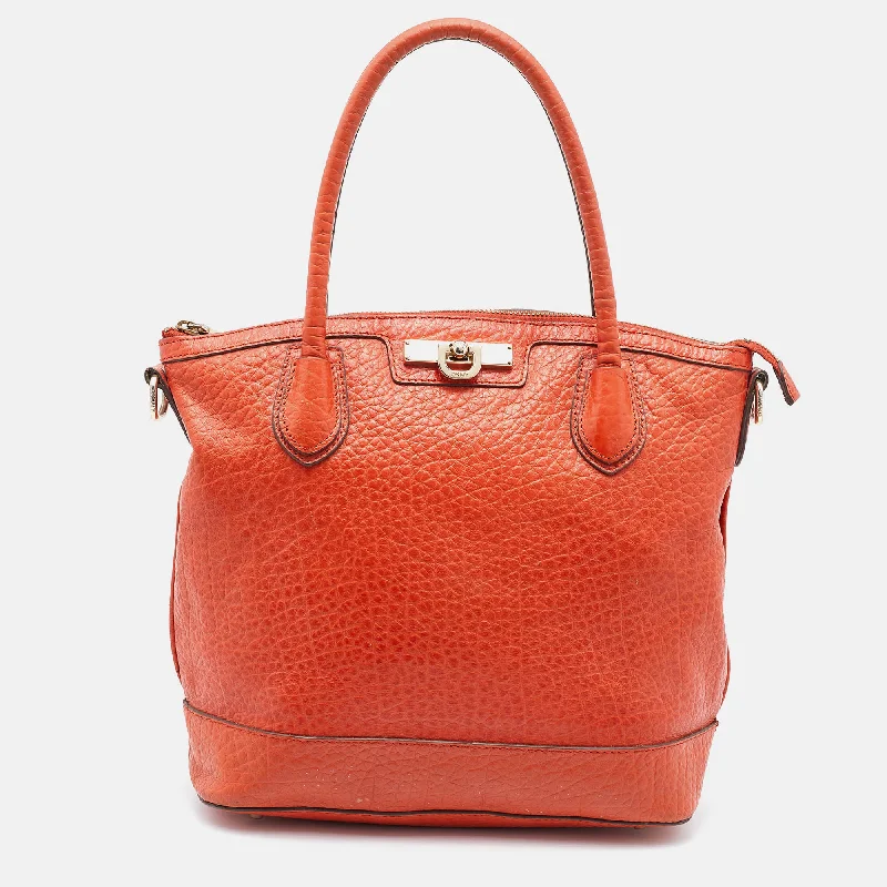 Dkny Leather Top Zip Tote