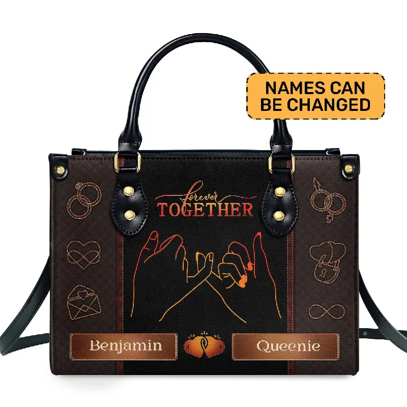 Forever Together  - Personalized Leather Handbag MB73