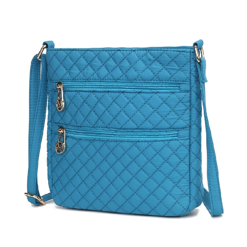 Lainey Solid Quilted Cotton Women’s Crossbody by Mia K