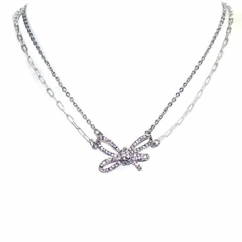 TN9220 Chain Bow Necklace