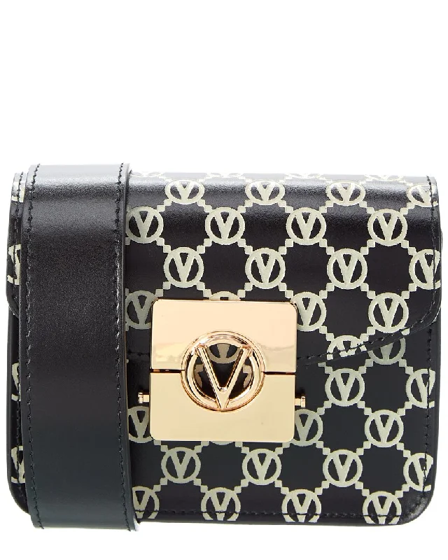 Valentino by Mario Valentino Bijou Monogram Leather Crossbody