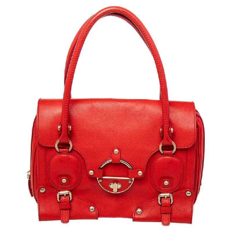 Versace Leather Studded Tote