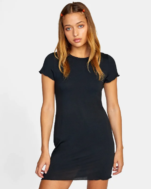 Rover Tee Dress - RVCA Black