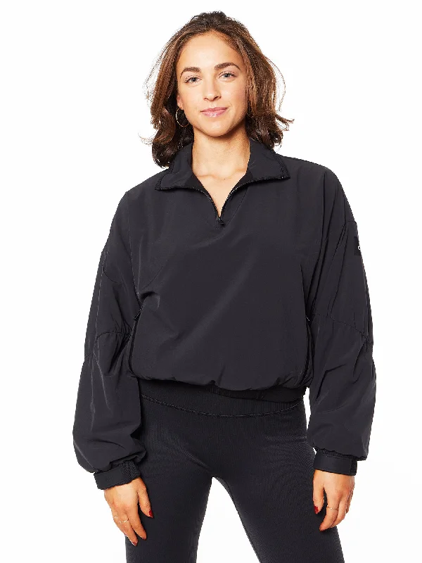 Alo | Cropped Elevation Coverup | Black