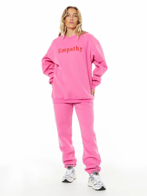 The Mayfair Group LLC | Empathy Always Crewneck - I | Pink