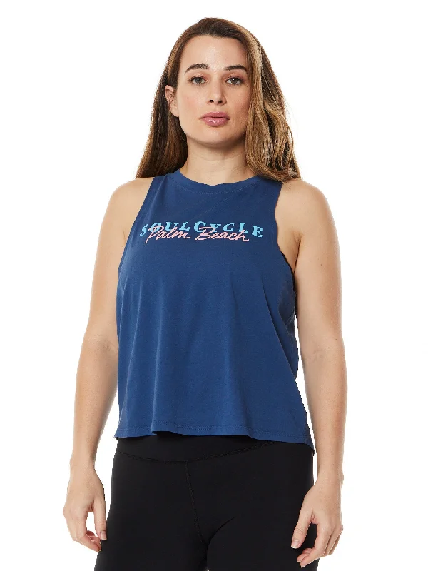 Lia Tank | Stone Blue