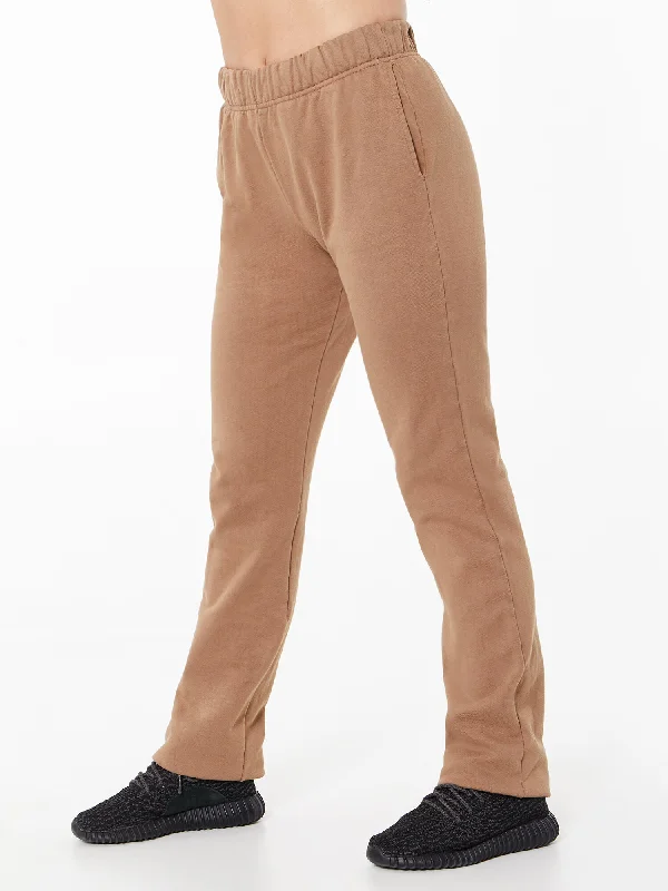 Good American | Relaxed Fleece Pant | Putty