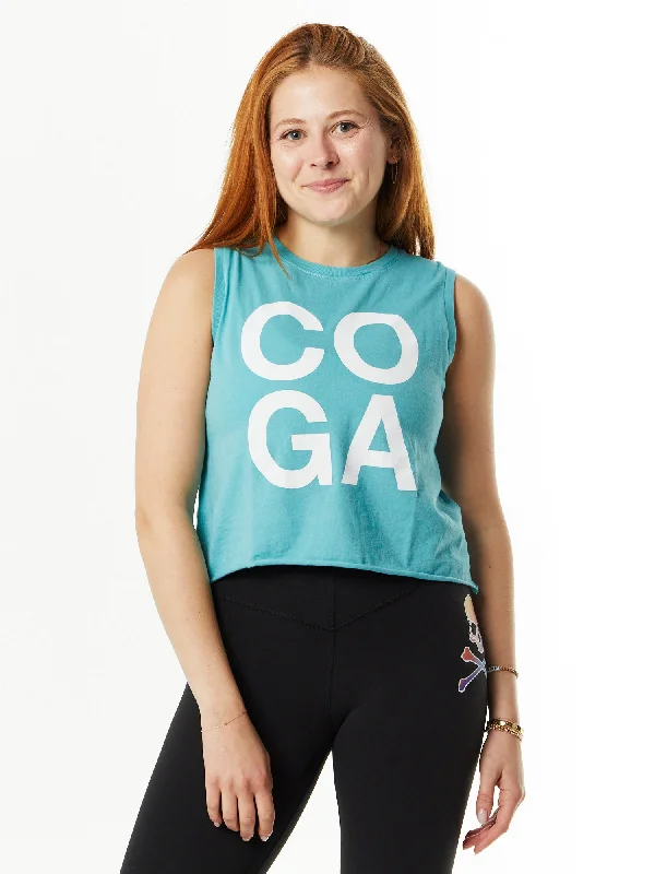 Renee Tank 'COGA' | Aquamarine