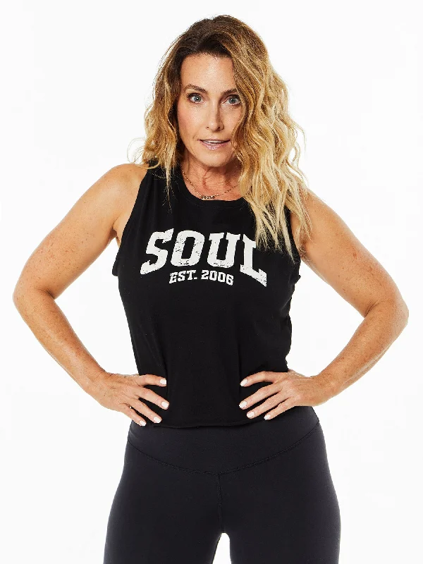 Renee Tank 'SOUL - White' | Black